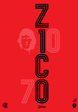 Capa do livro Zico 70